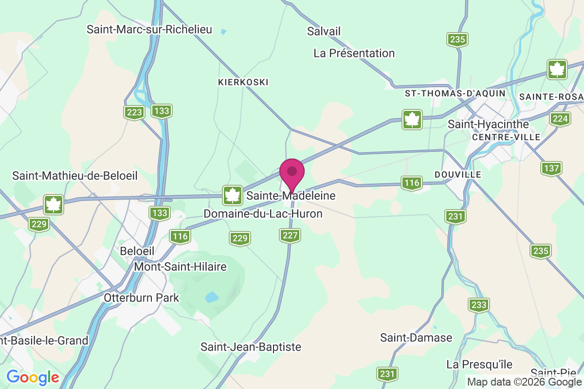 Carte de Sainte-Madeleine