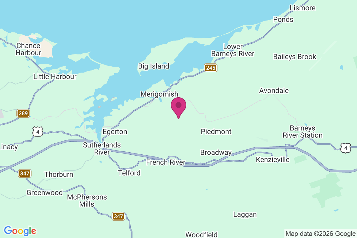 Carte de Merigomishe