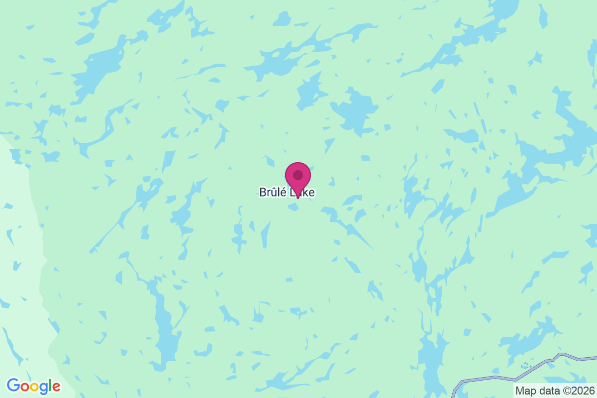 Carte de Brûlé Lake Station