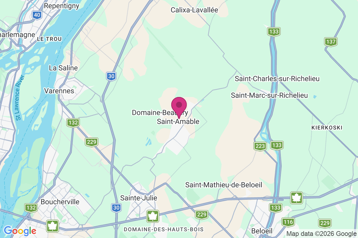 Carte de Saint-Amable