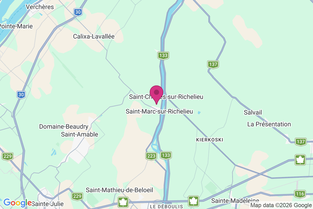 Carte de Saint-Marc-sur-Richelieu