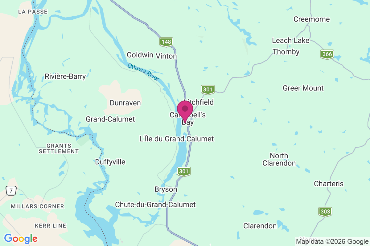 Carte de Campbell's Bay