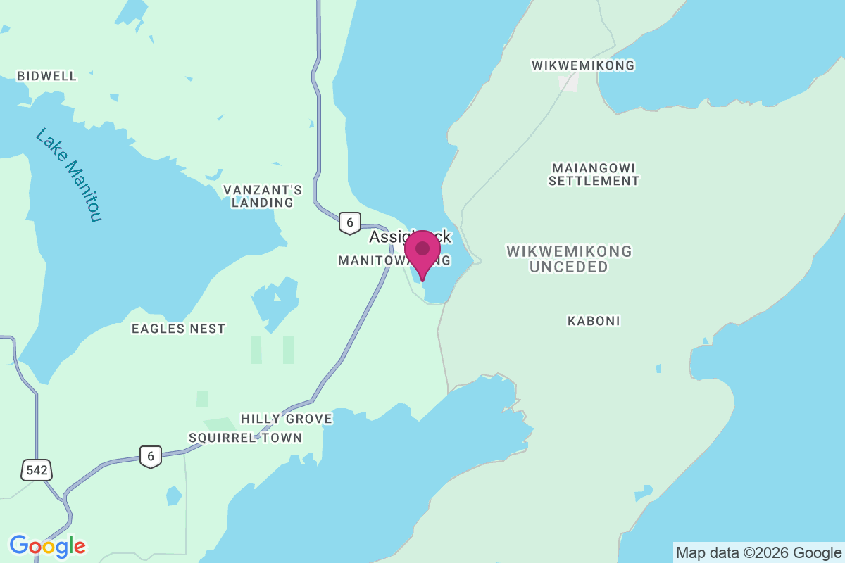 Carte de Manitouaning