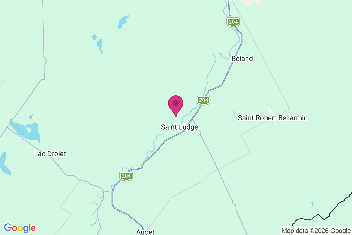 Carte de Saint-Ludger