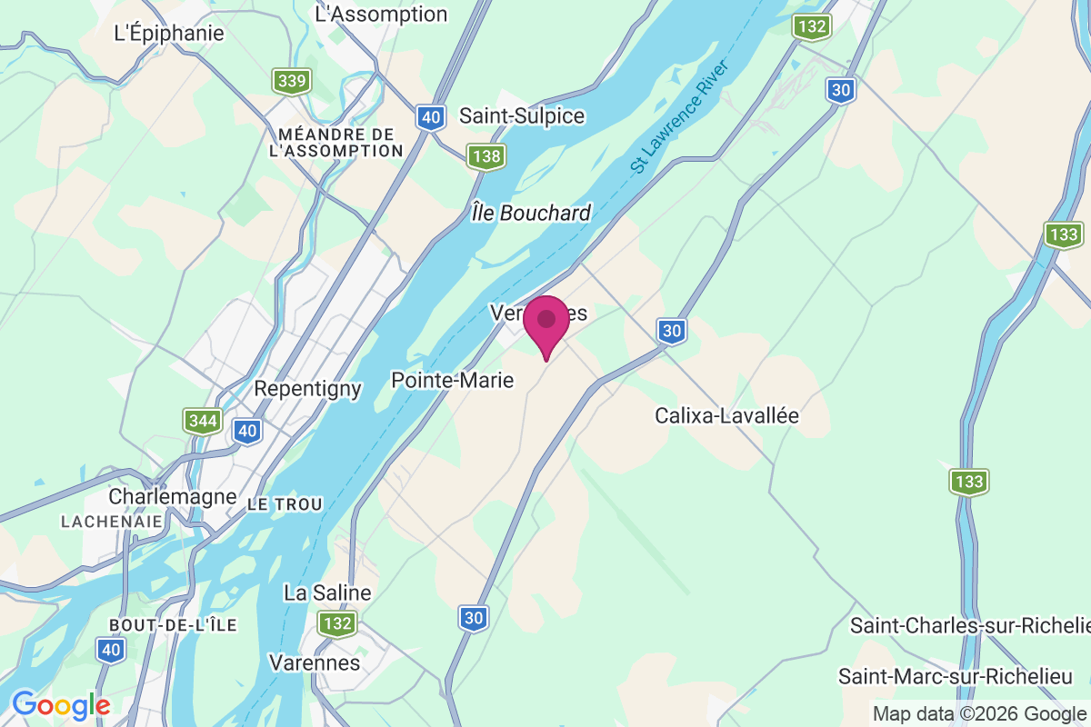 Carte de Verchères