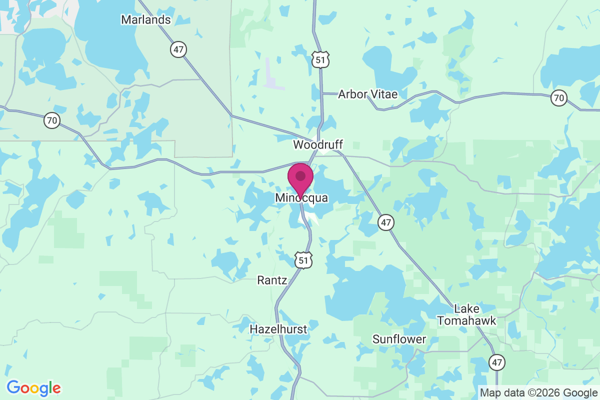 Carte de Minocqua