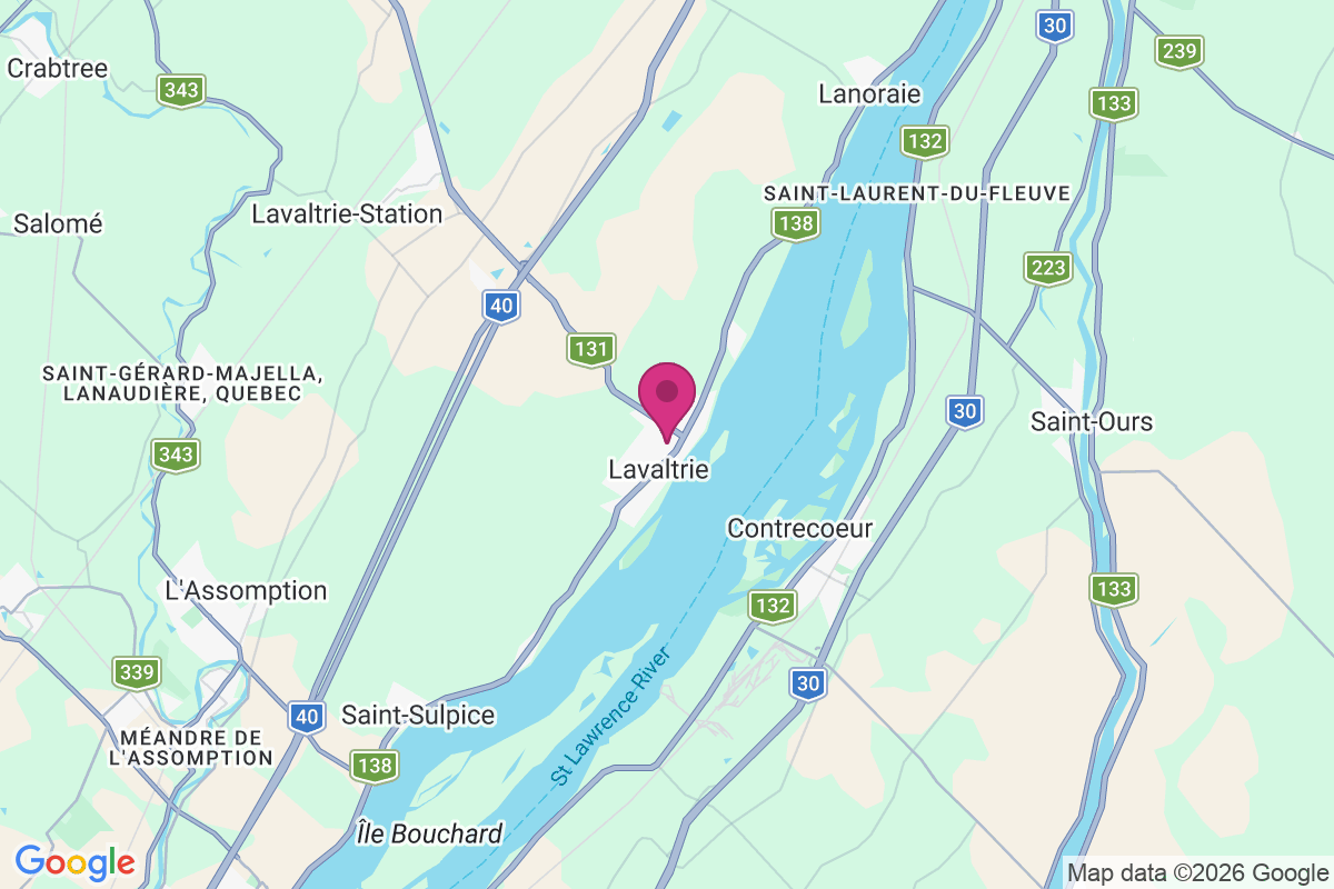 Carte de Lavaltrie