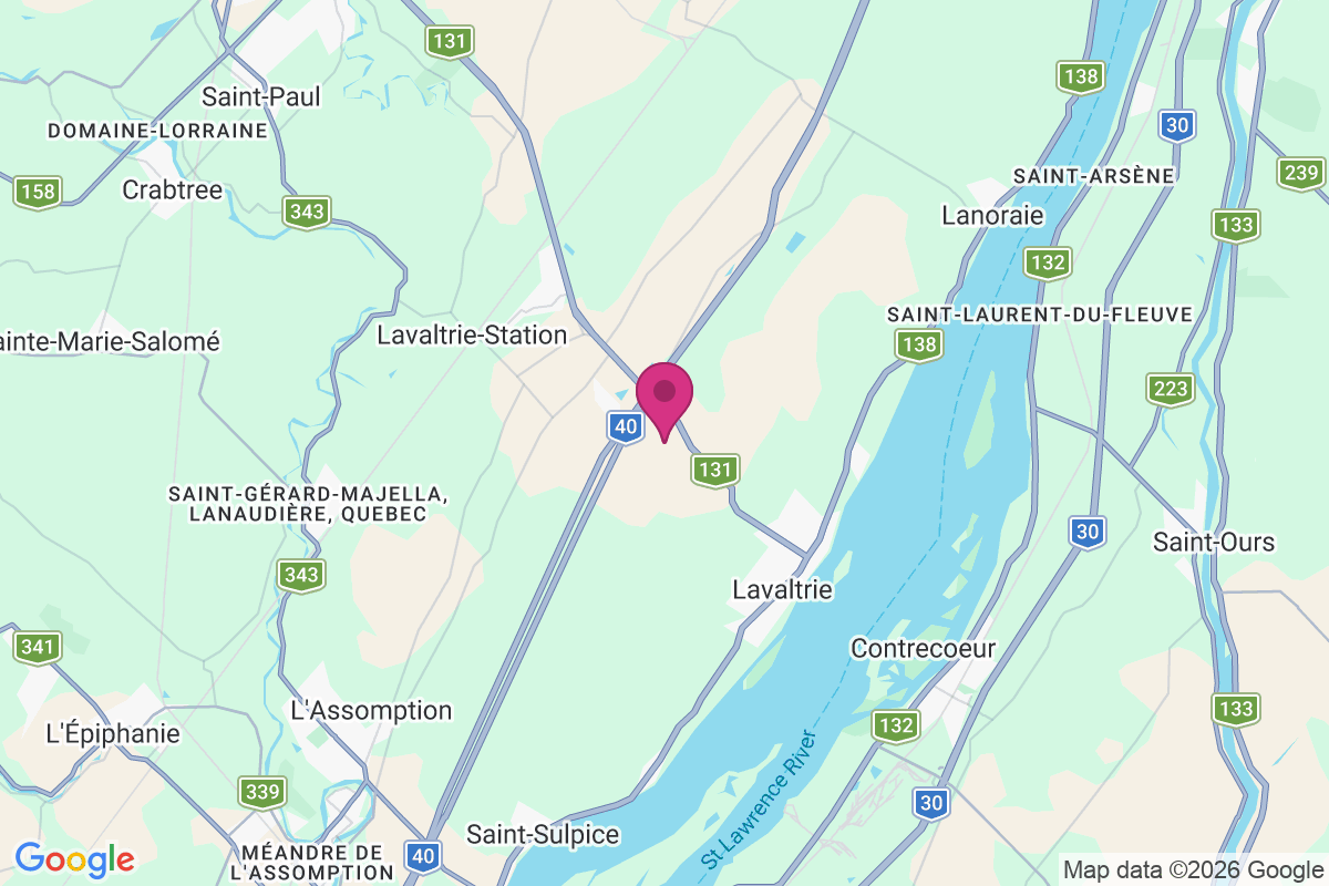 Carte de Lavaltrie