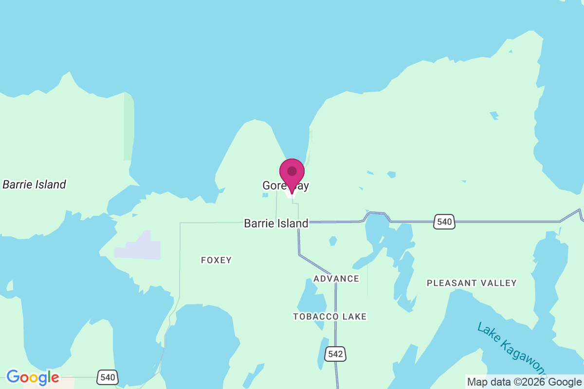 Carte de Gore Bay