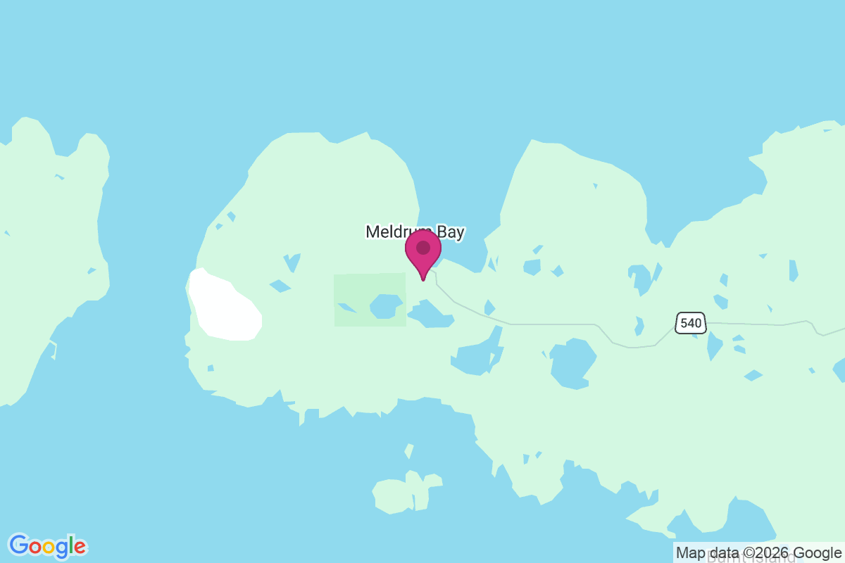 Carte de Meldrum Bay