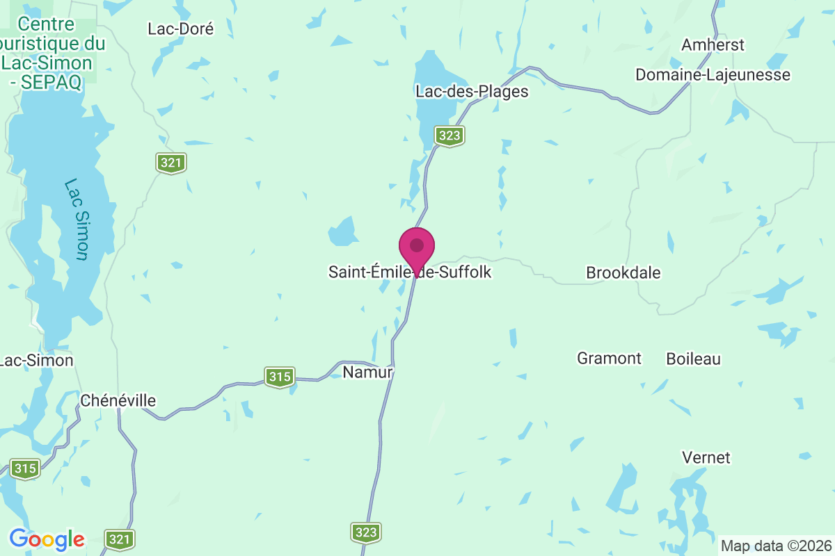 Carte de Lac-des-plages