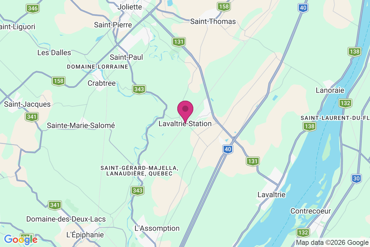 Carte de Lavaltrie-Station
