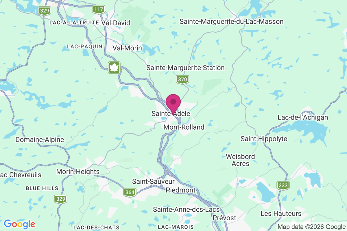 Carte de Sainte-Adèle