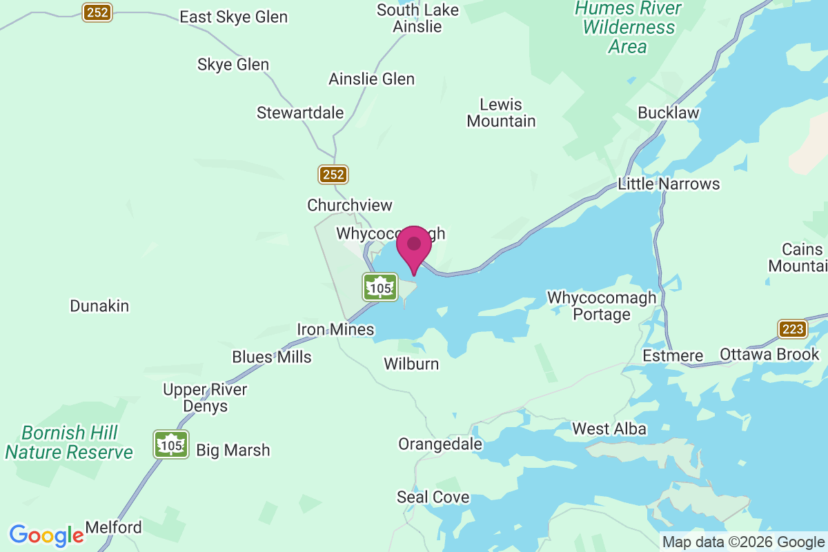Carte de Whycocomagh