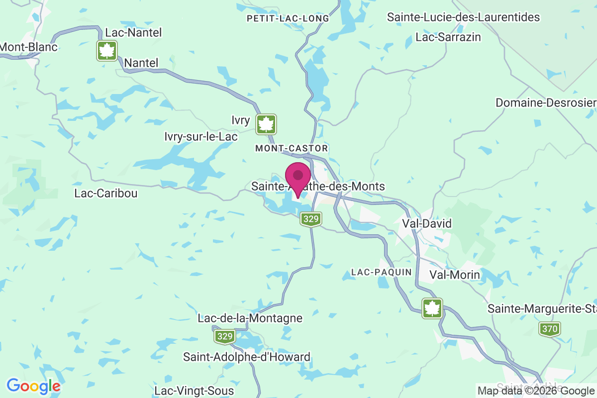 Carte de Saint-faustin-lac-carre