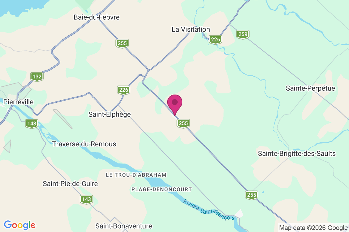 Carte de Saint-Zéphirin-de-Courval