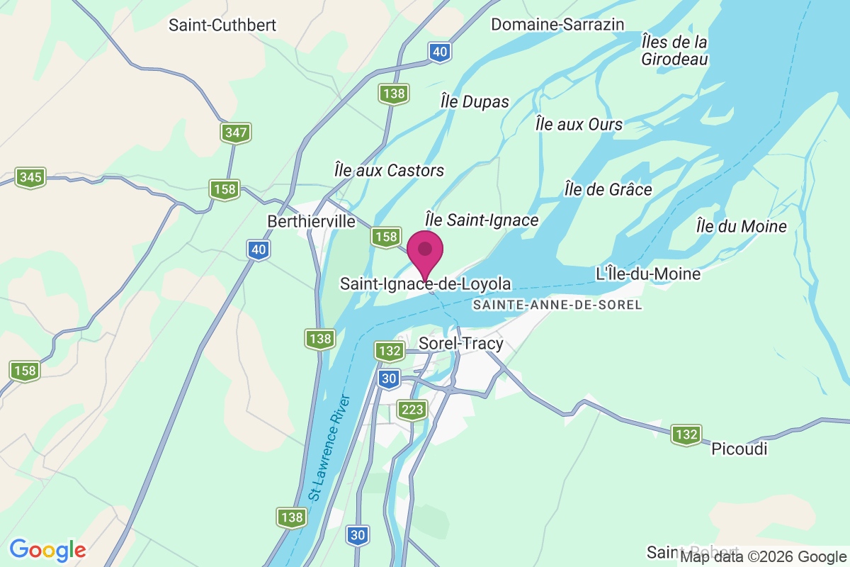Carte de Saint-Ignace-de-Loyola