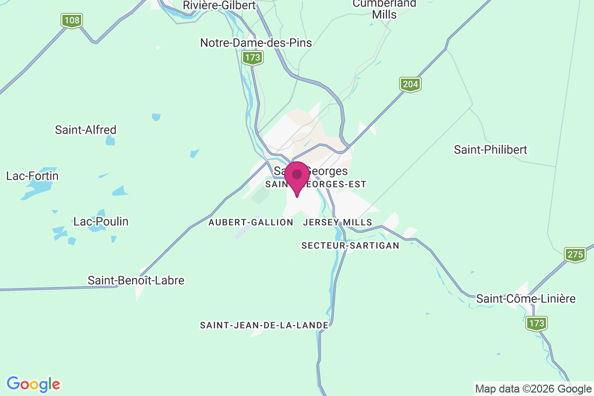 Carte de Saint-Georges-Ouest