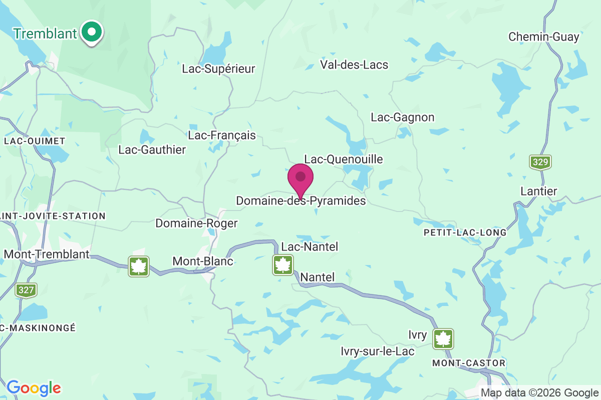 Carte de Domaine-des-Pyramides