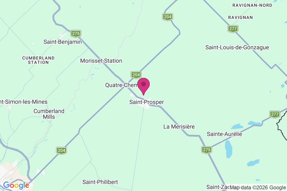 Carte de Saint-benjamin