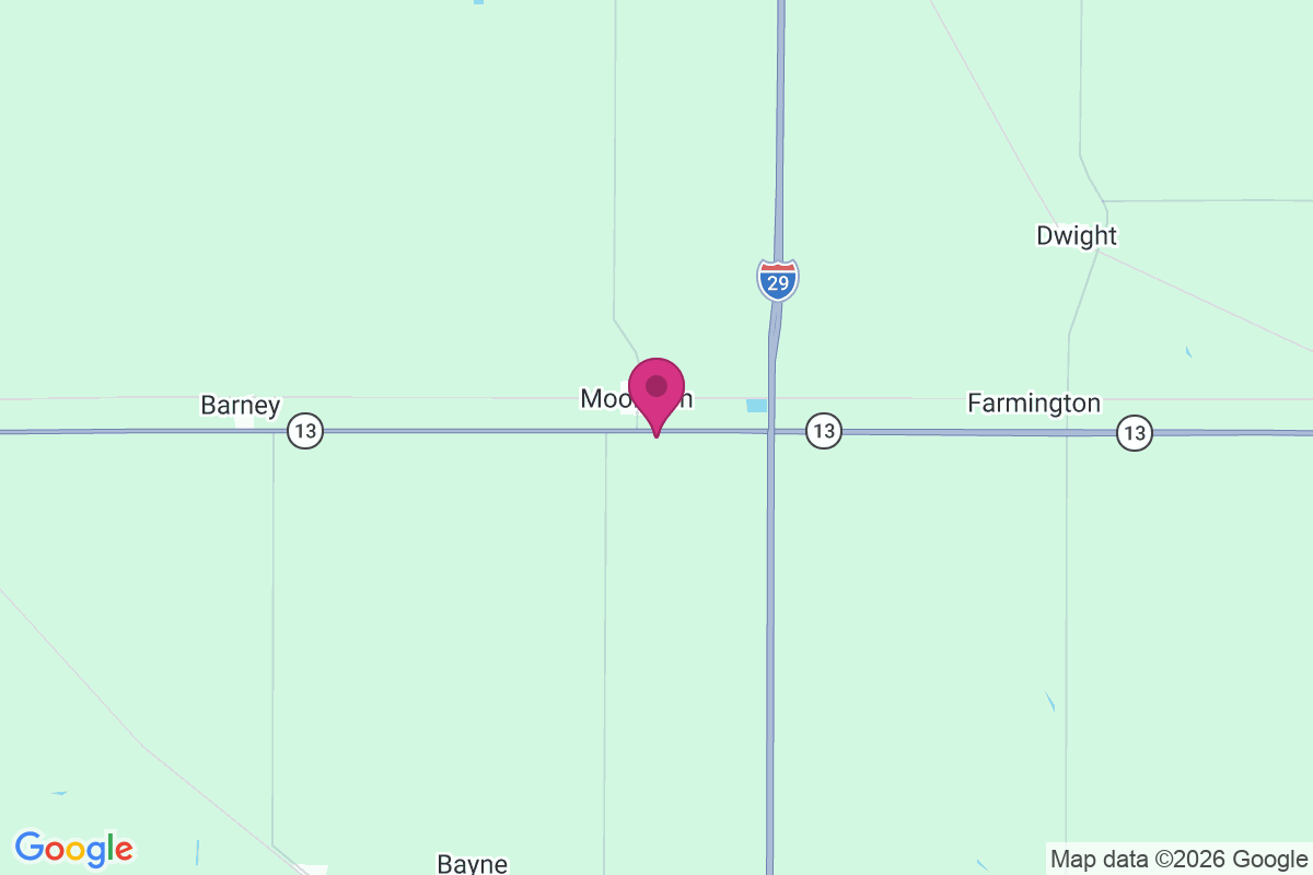 Carte de Mooreton
