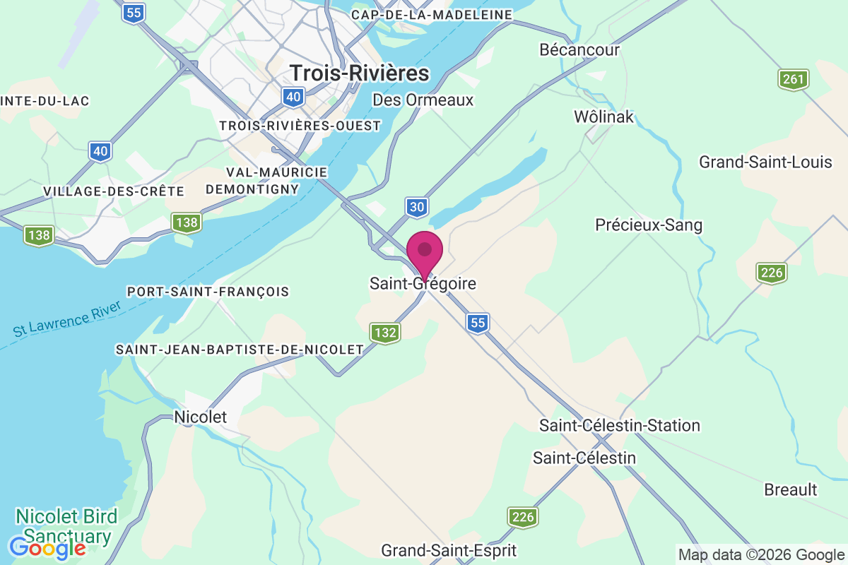 Carte de Saint-Grégoire
