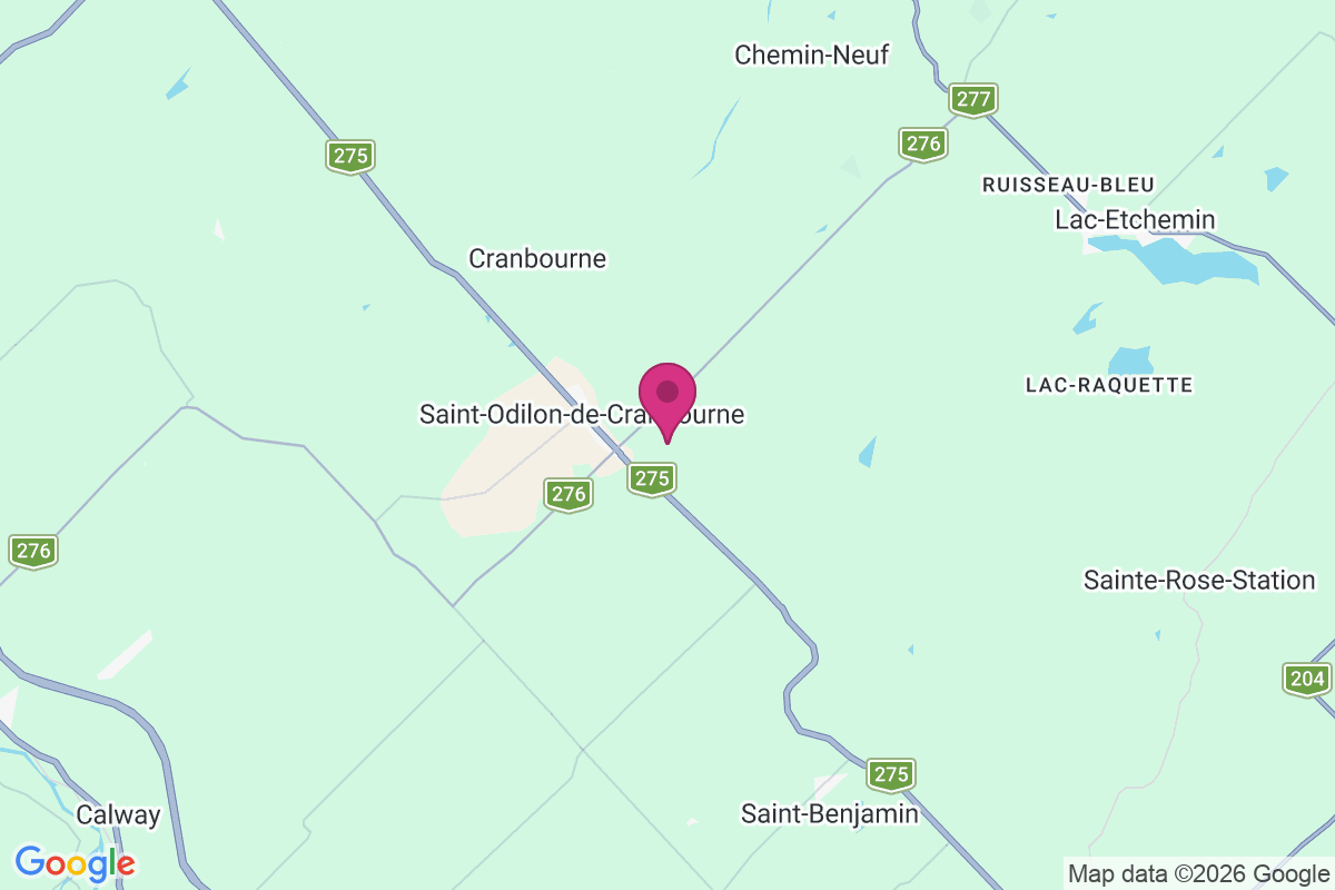 Carte de Saint-Odilon-de-Cranbourne