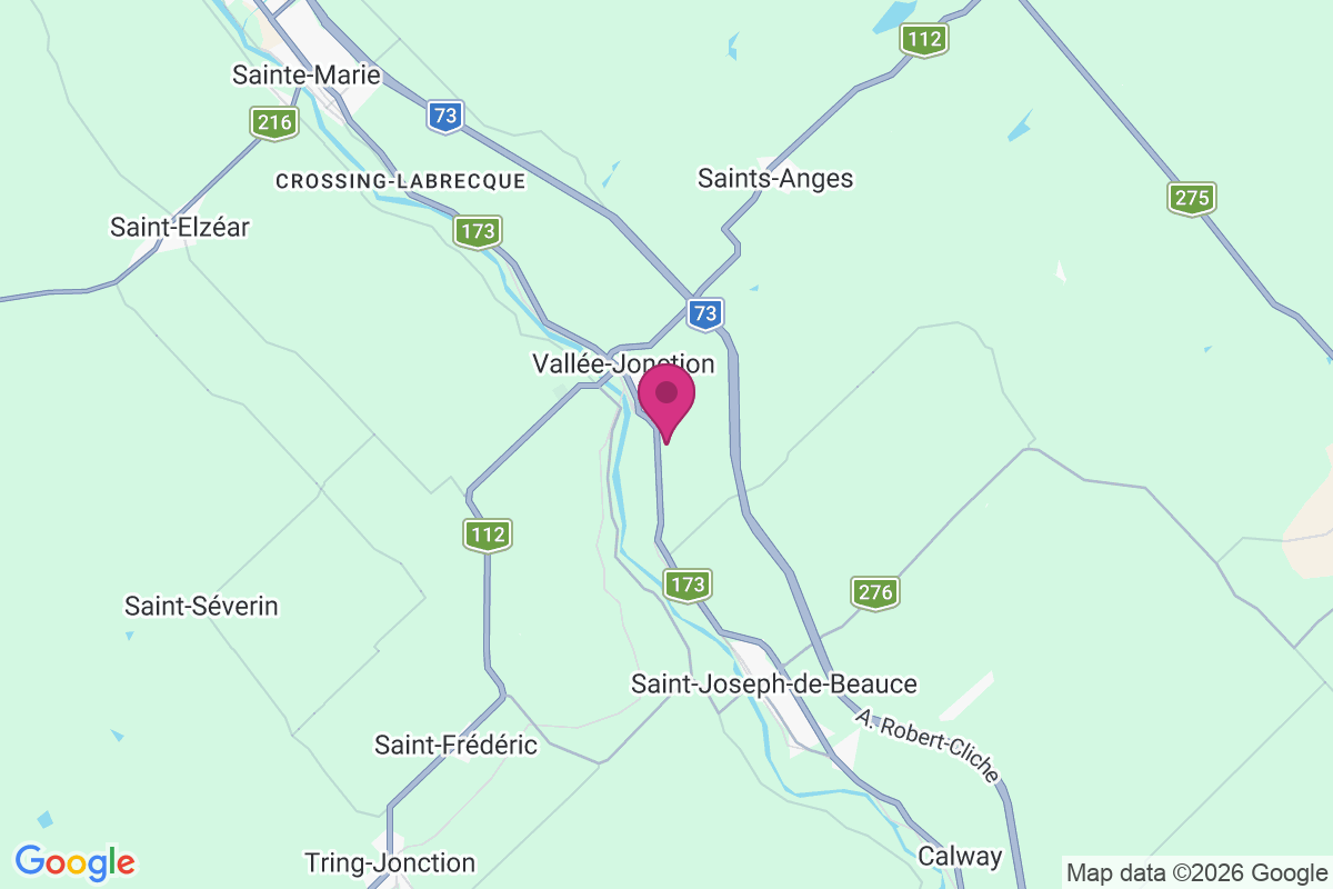 Carte de Vallée-Jonction