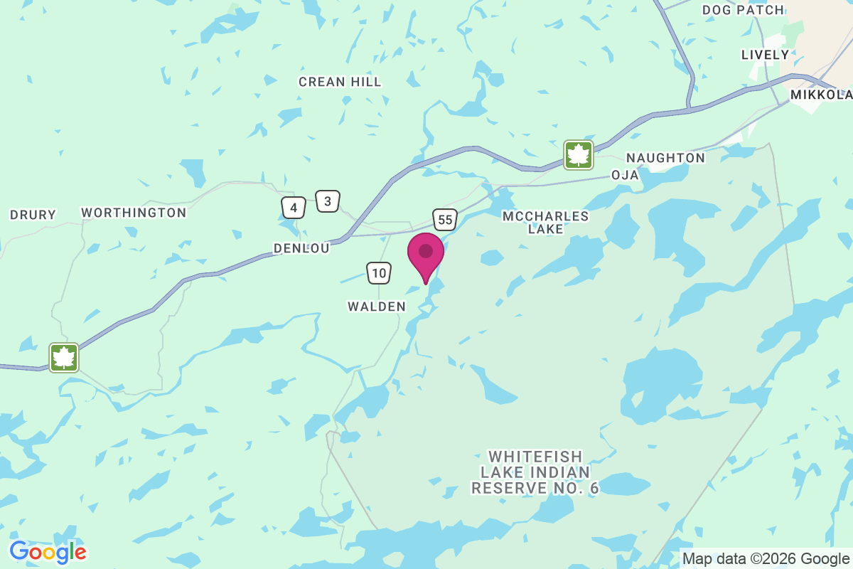 Carte de Whitefish