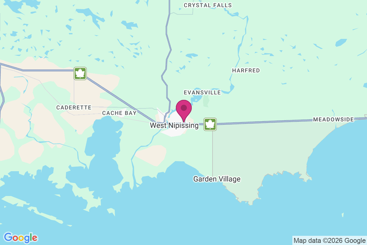 Carte de Sturgeon Falls