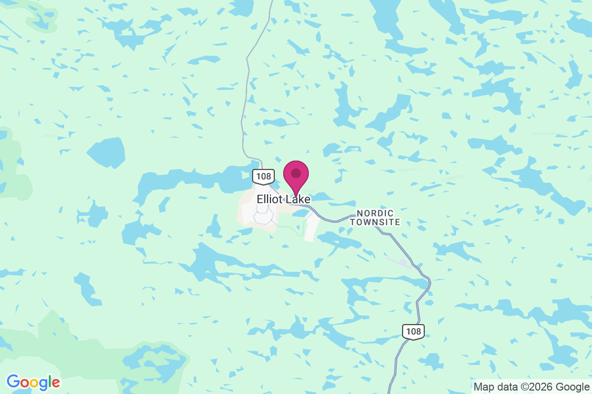 Carte de Elliot Lake