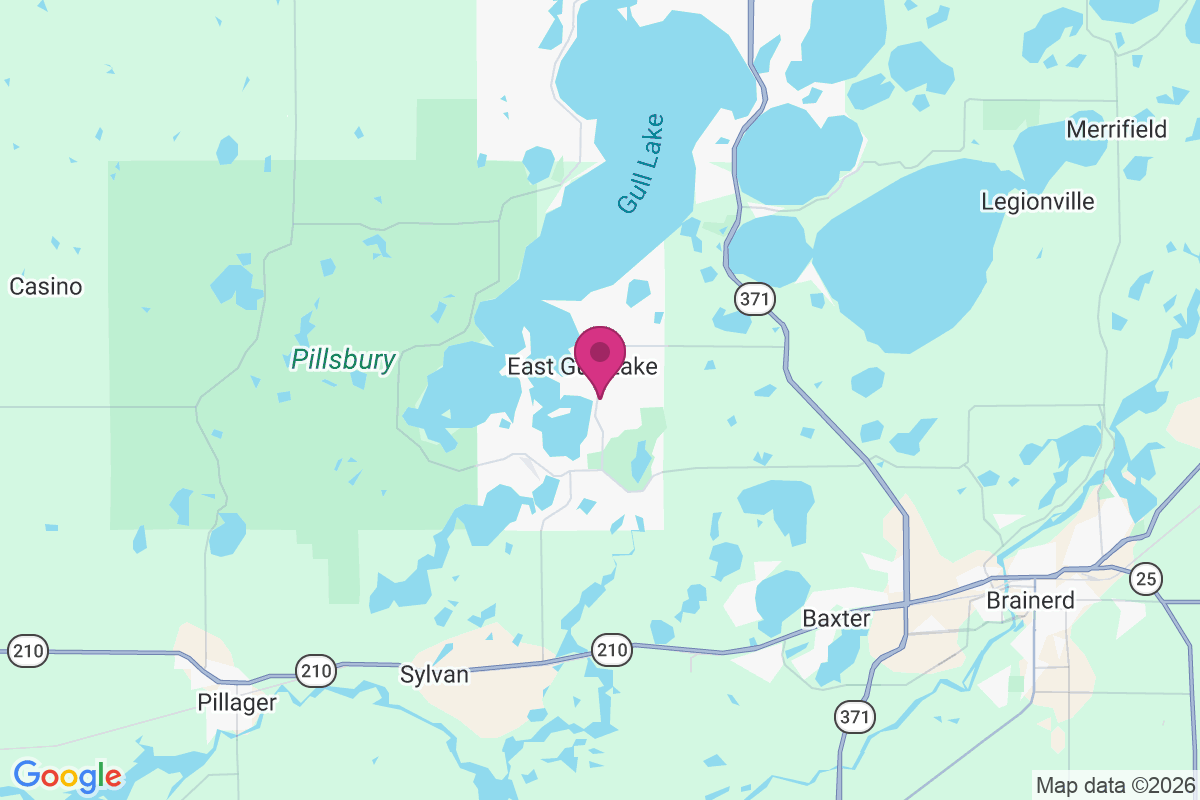 Carte de East Gull Lake