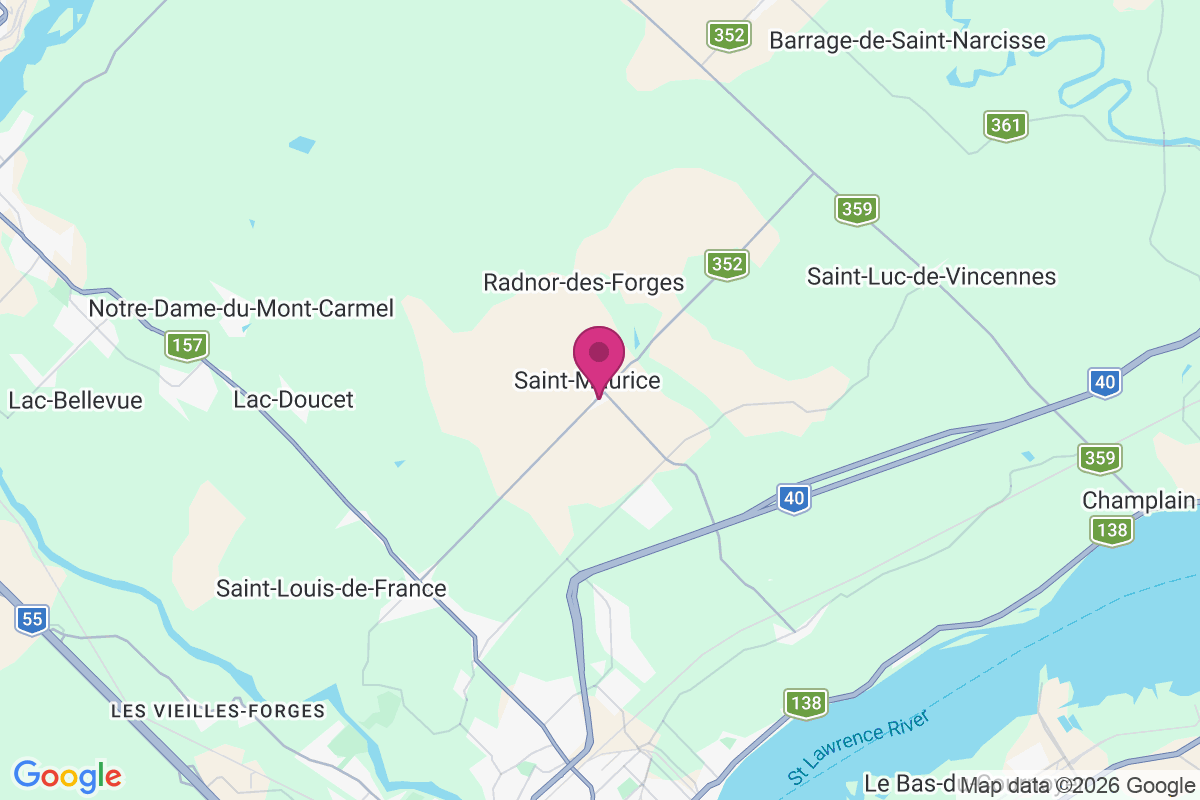 Carte de Saint-Maurice