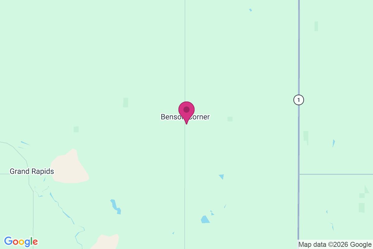 Carte de Benson Corner