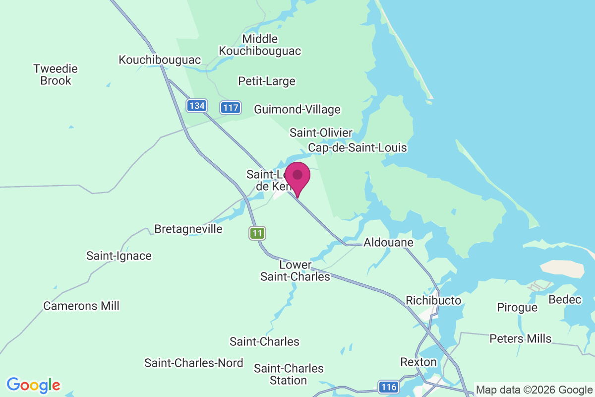 Carte de Saint Louis de Kent