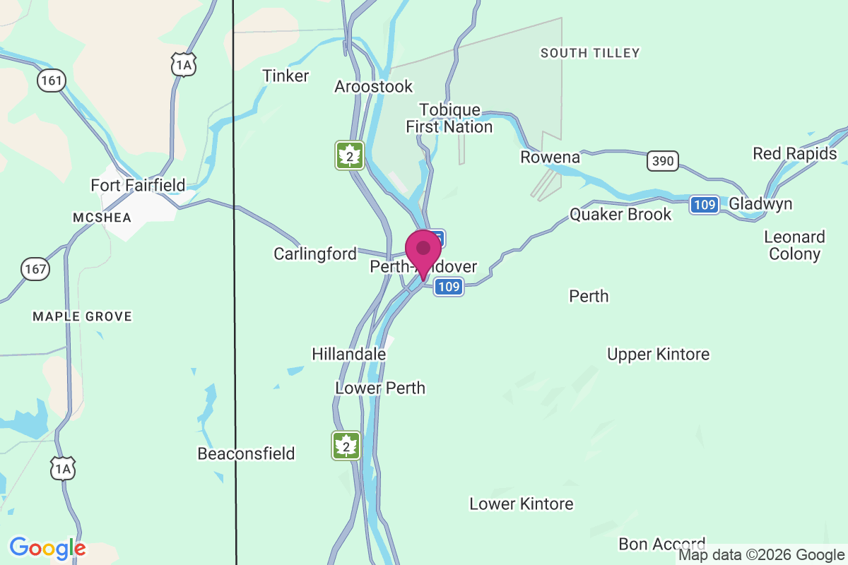 Carte de Perth Andover