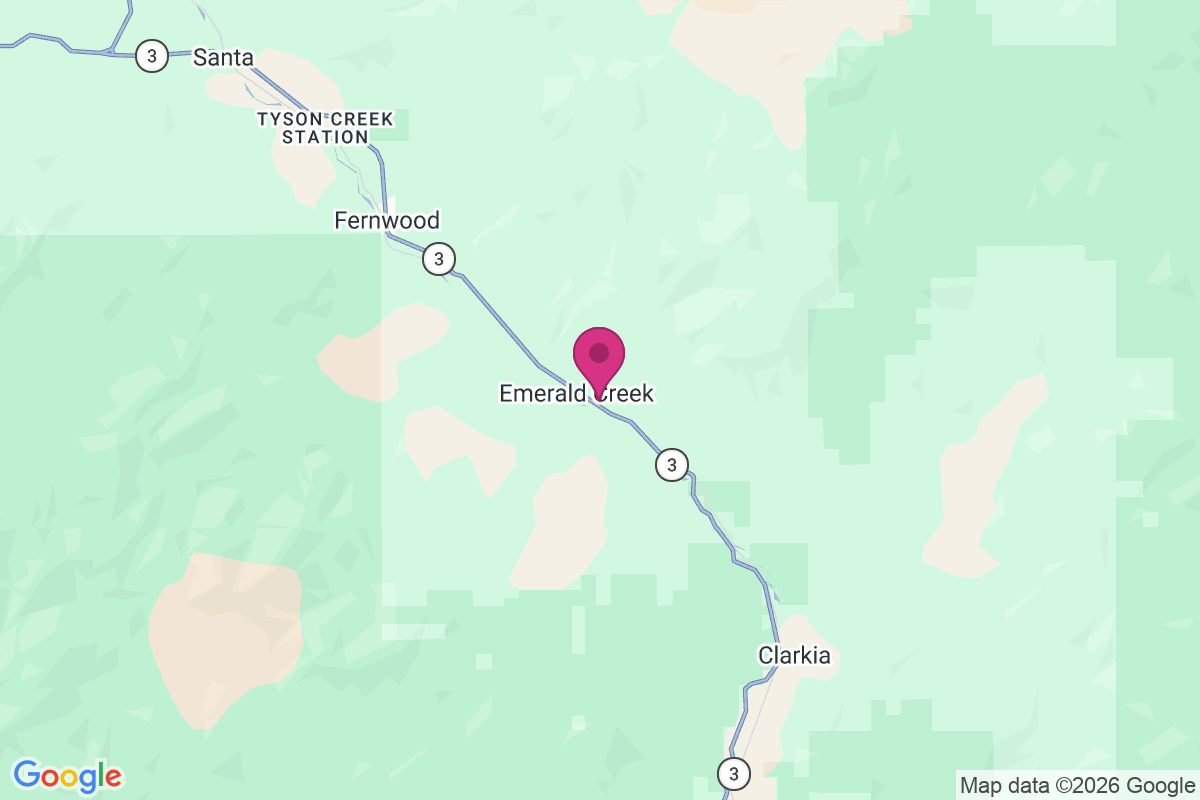 Carte de Emerald Creek