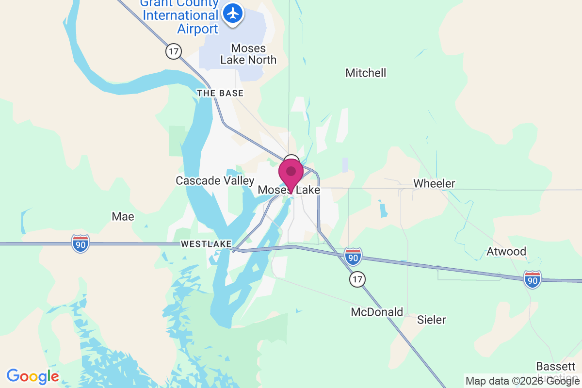 Carte de Moses Lake