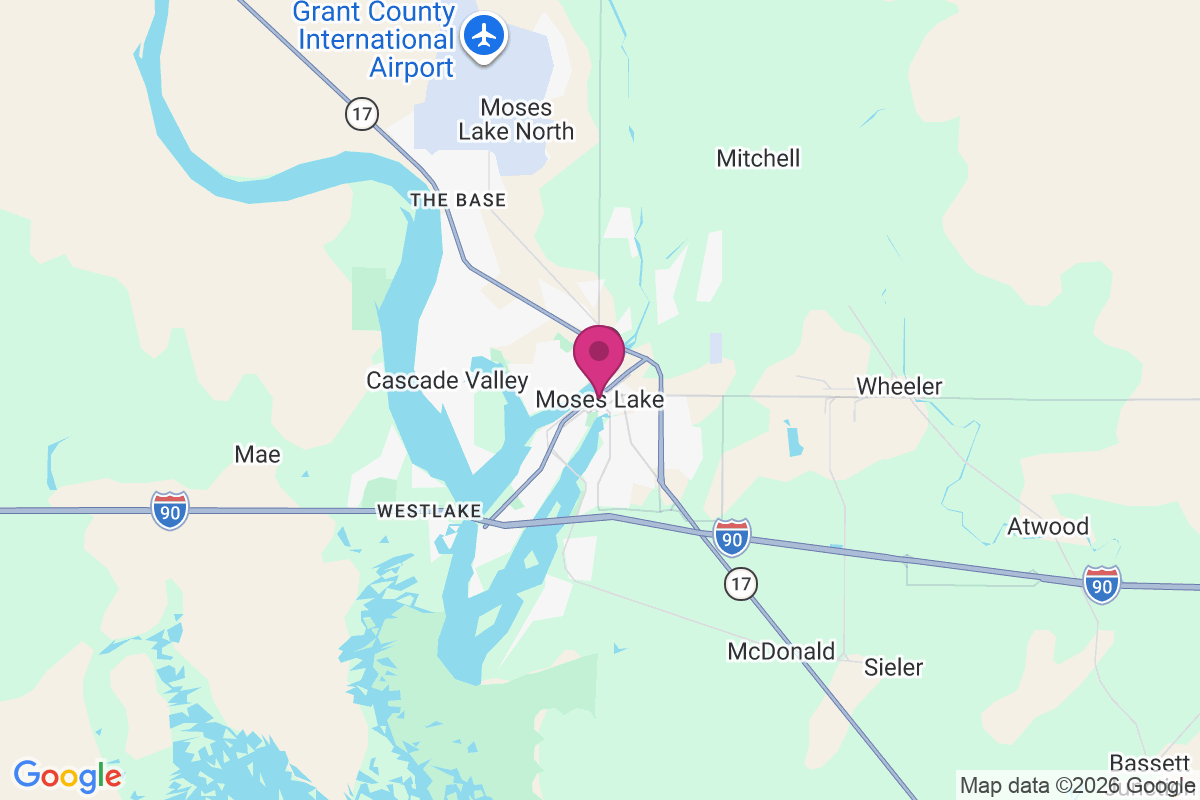 Carte de Moses Lake