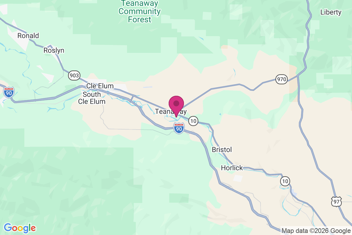 Carte de Teanaway