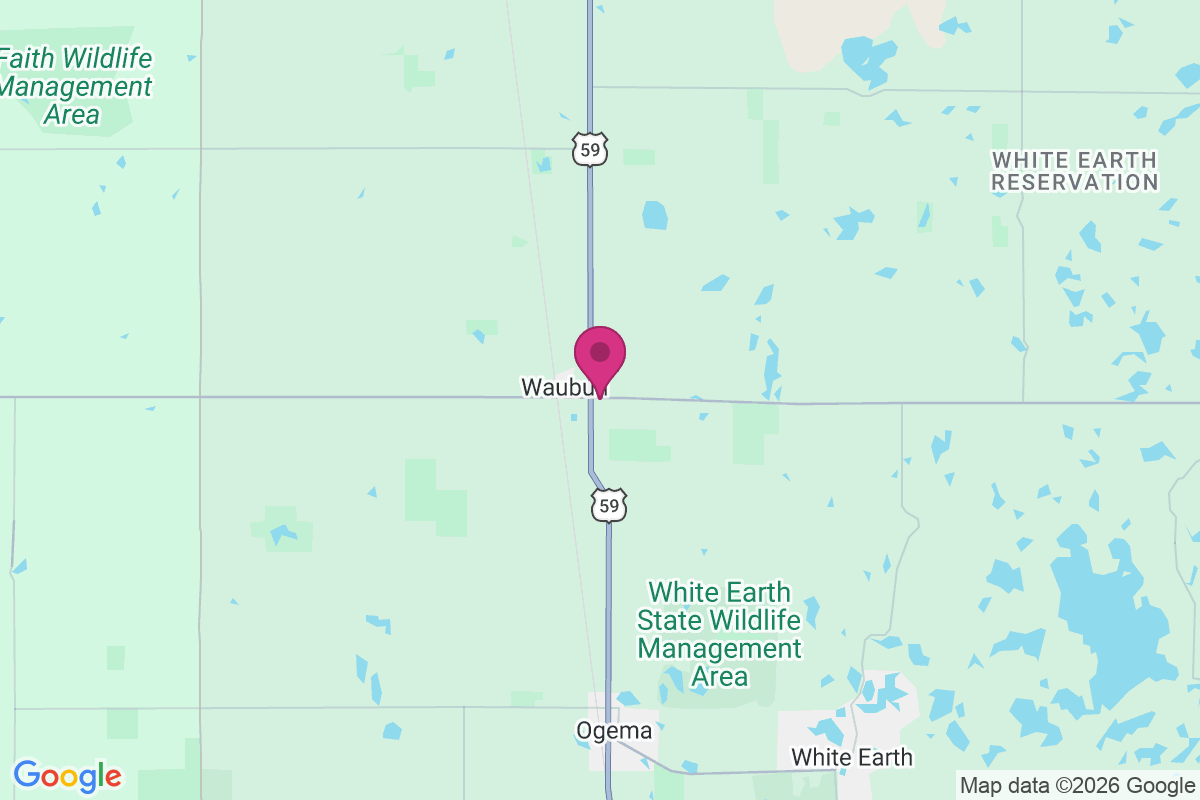 Carte de Waubun