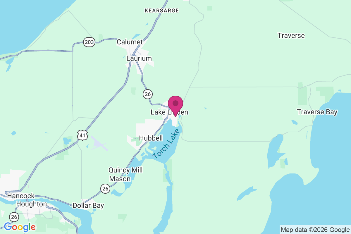 Carte de Lake Linden