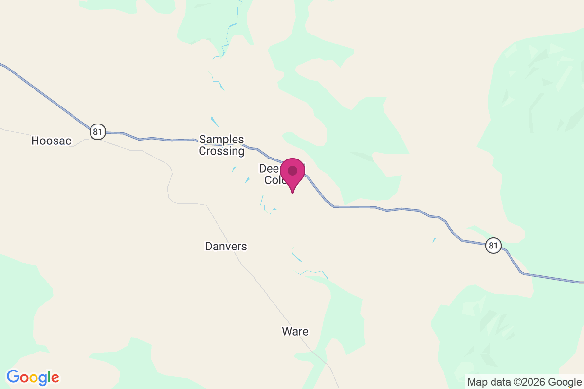 Carte de Deerfield Colony