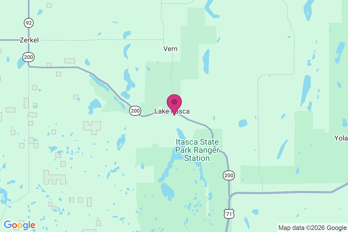 Carte de Lake Itasca
