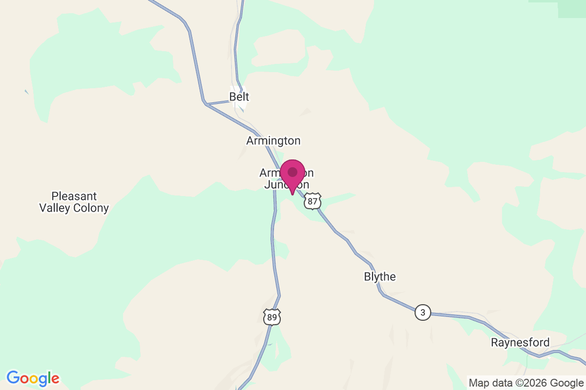 Carte de Armington Junction