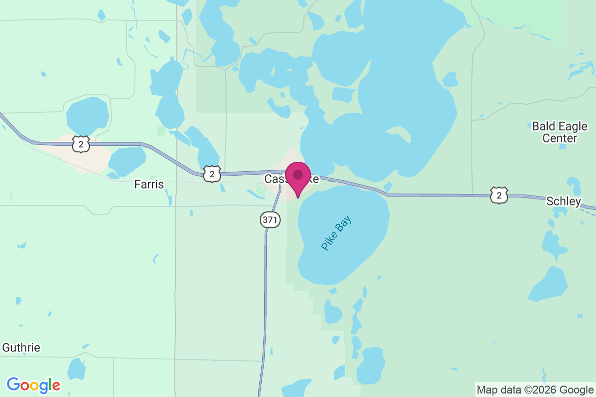 Carte de Cass Lake