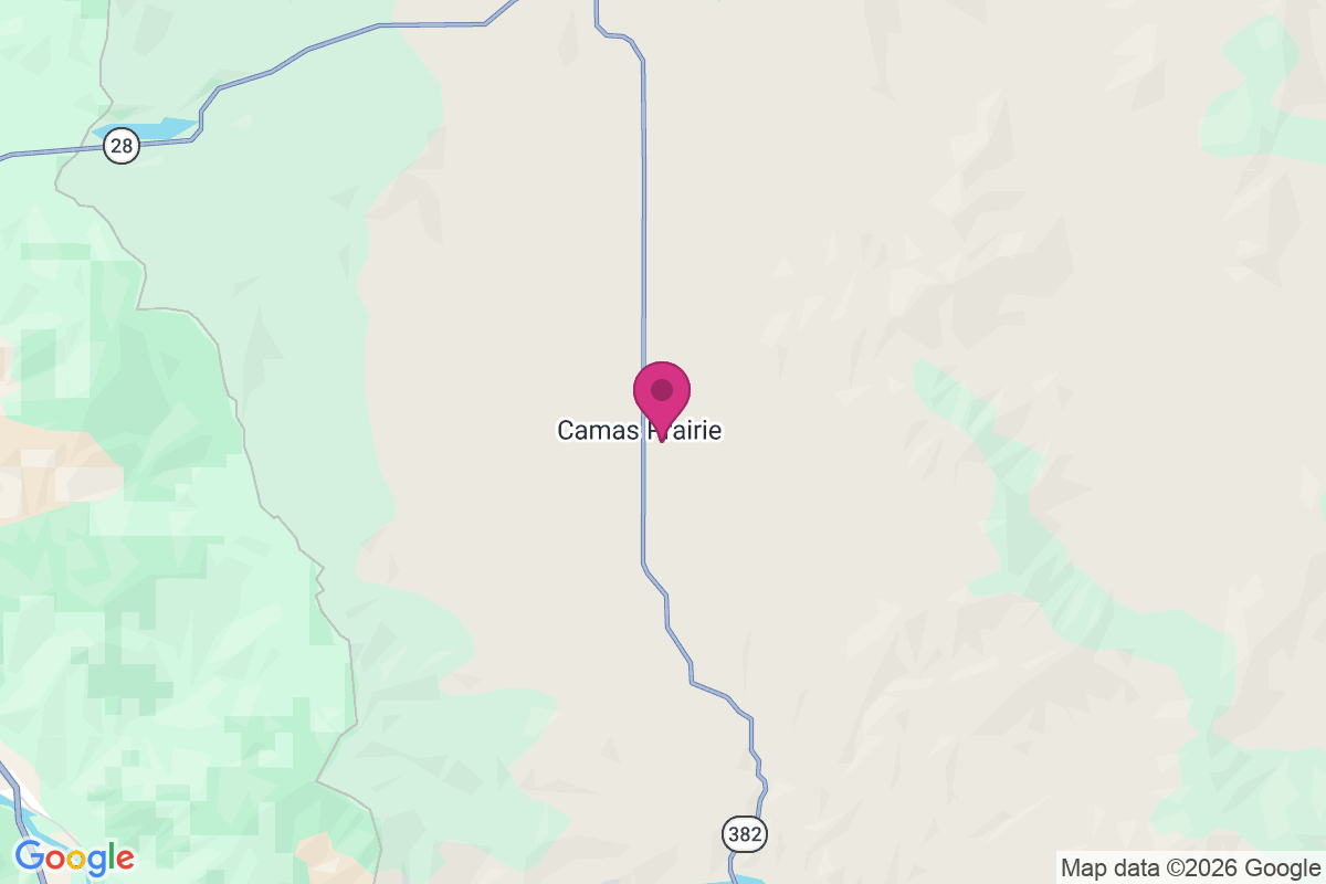 Carte de Camas Prairie