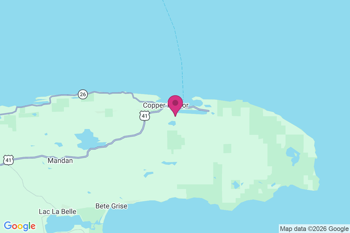 Carte de Copper Harbor