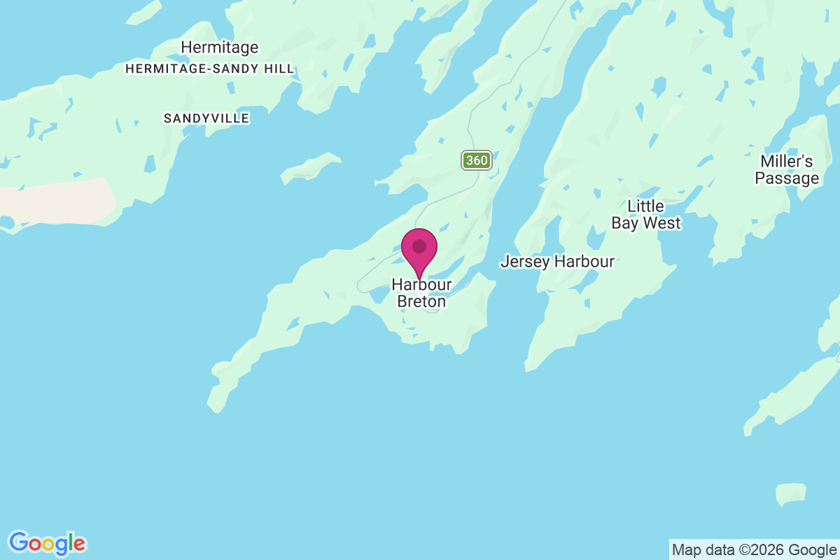 Carte de Harbour Breton