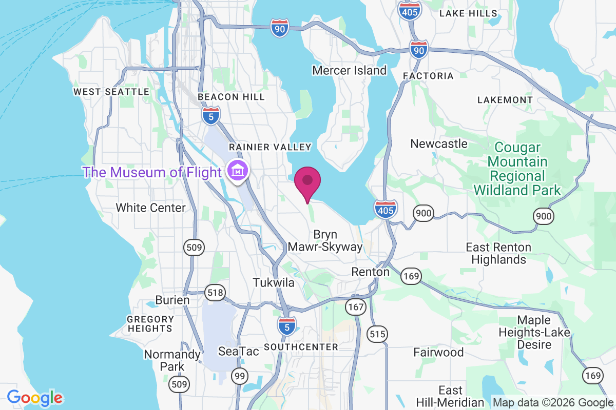 Carte de Rainier Beach